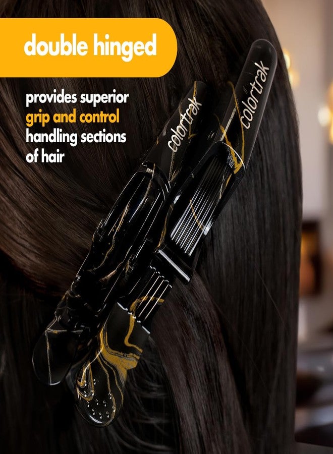 Colortrak Lux Clips, 2 Jumbo Size, 2 Standard Size, Ergonomic Comfort Grips, Double-Hinge Design, Matches Other The Lux Collection Products, Gradient Metallic Finish - Image 4